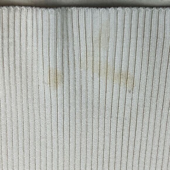 T by Alexander Wang Strap Detail in off White Bodycon Medium Sexy Stretchy LS - Picture 12 of 15